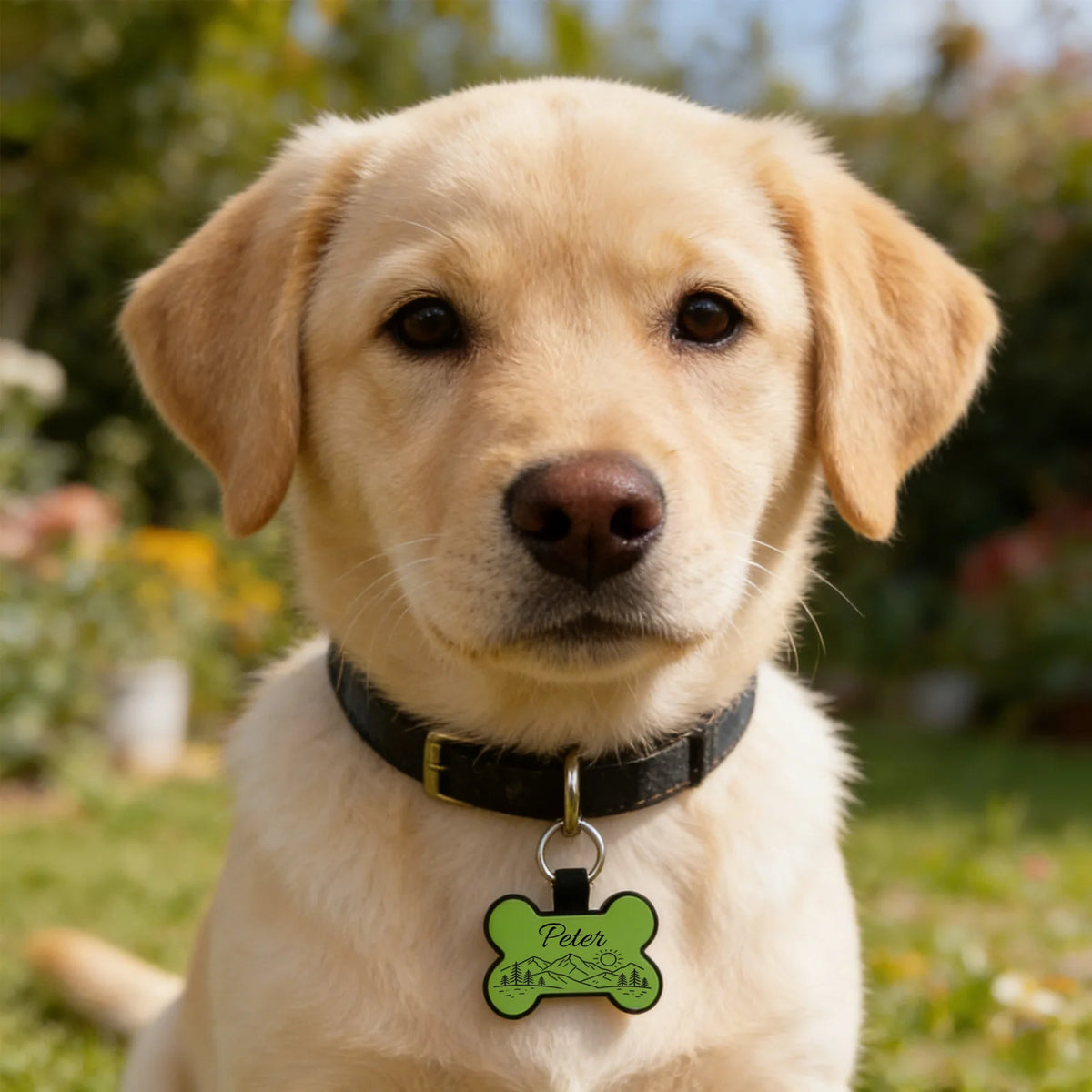 Silicone Bone Pet ID Tag - Double-Sided Engraved, Anti-Lost – photo 6