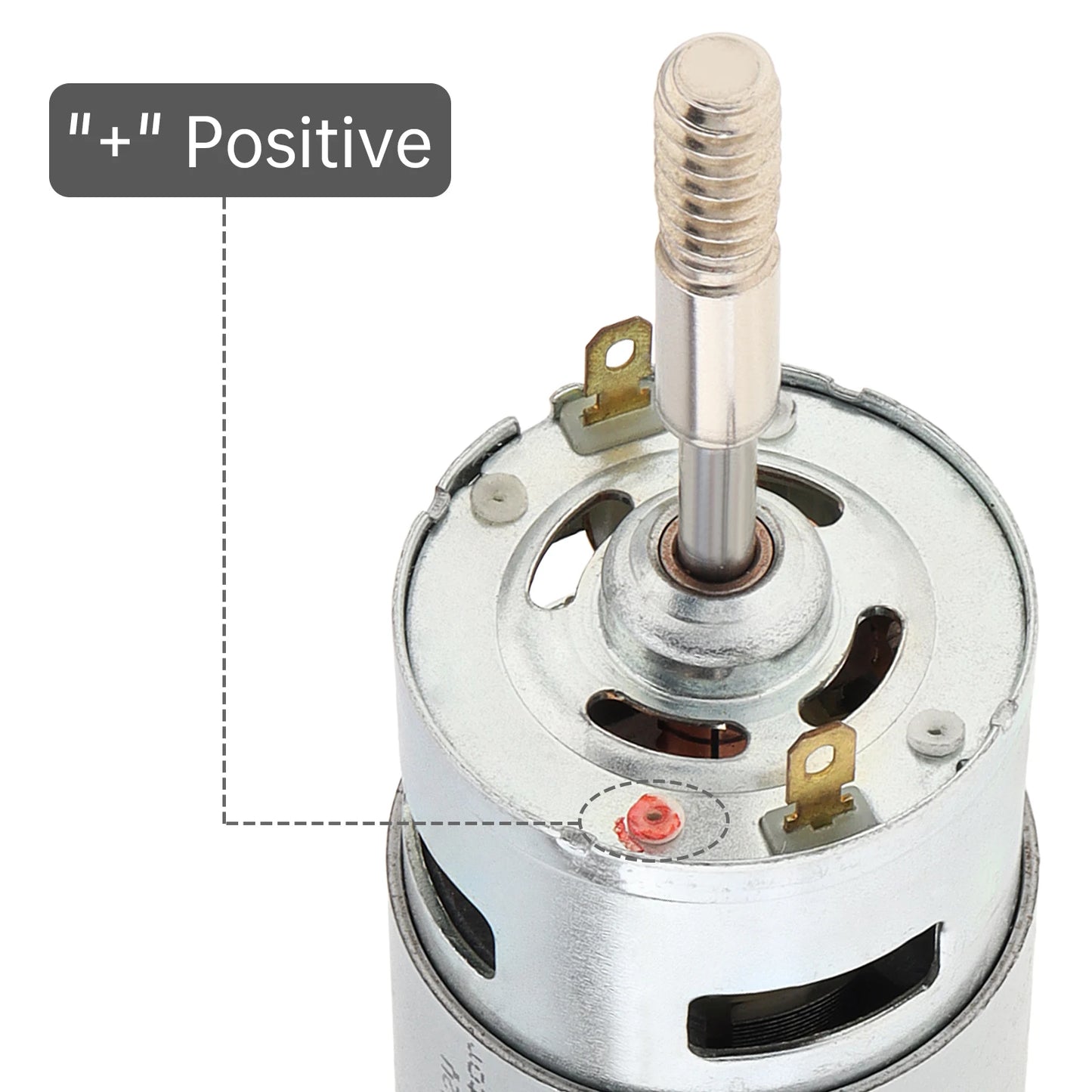 RS775 DC Motor 12V 3000RPM Dual Output Shaft 775 Fan Motor Replacement 220V AC for Electric Fan