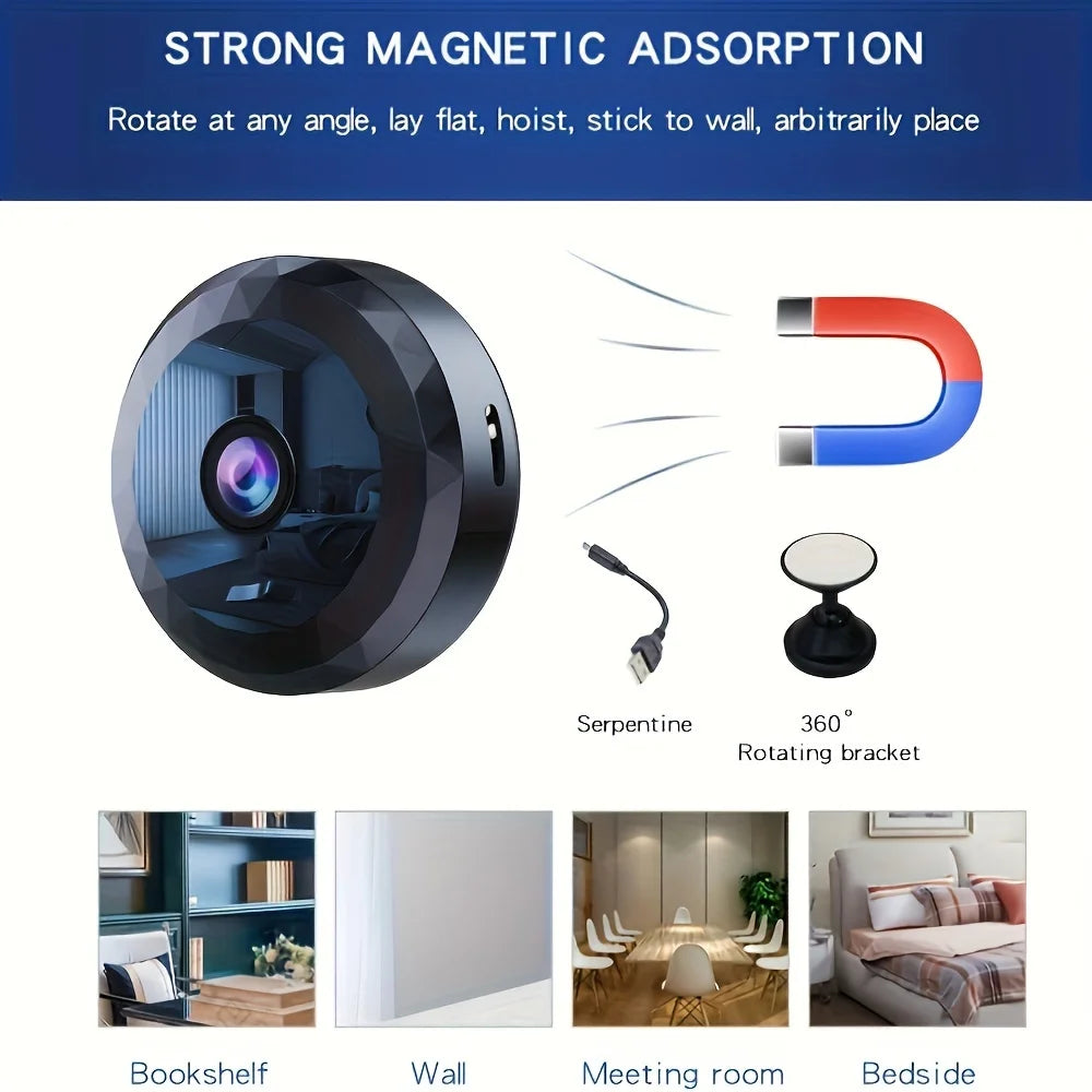 Mini WiFi Security Camera — 1080P Wireless Night Vision Monitor