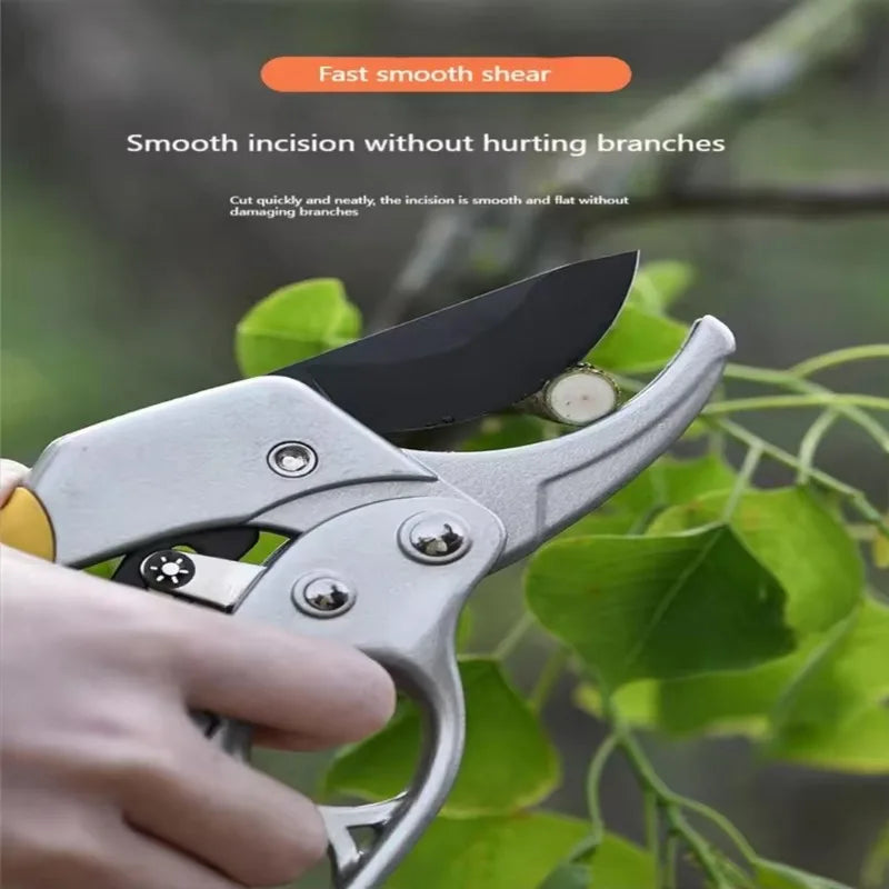 Ergonomic Pruning Shears SK5 Titanium-Plated Alloy Steel Quick Efficient Cuts Labor-Saving Spring  Garden Fruit Harvesting Tools