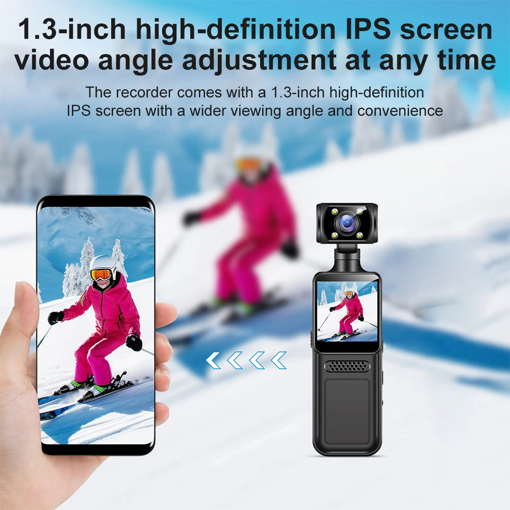 4K Mini WiFi Body Camera — Night Vision Portable Recorder, L10