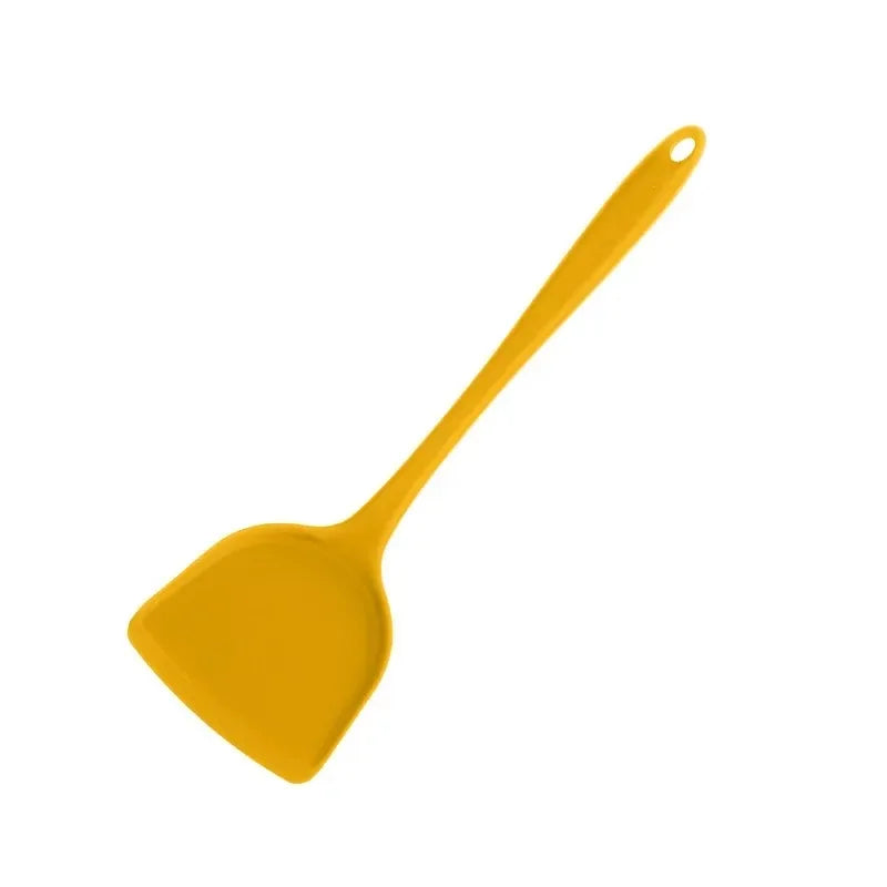 Yellow Silicone Kitchen Utensil Set - Spatulas for Cooking and Baking - photo 4