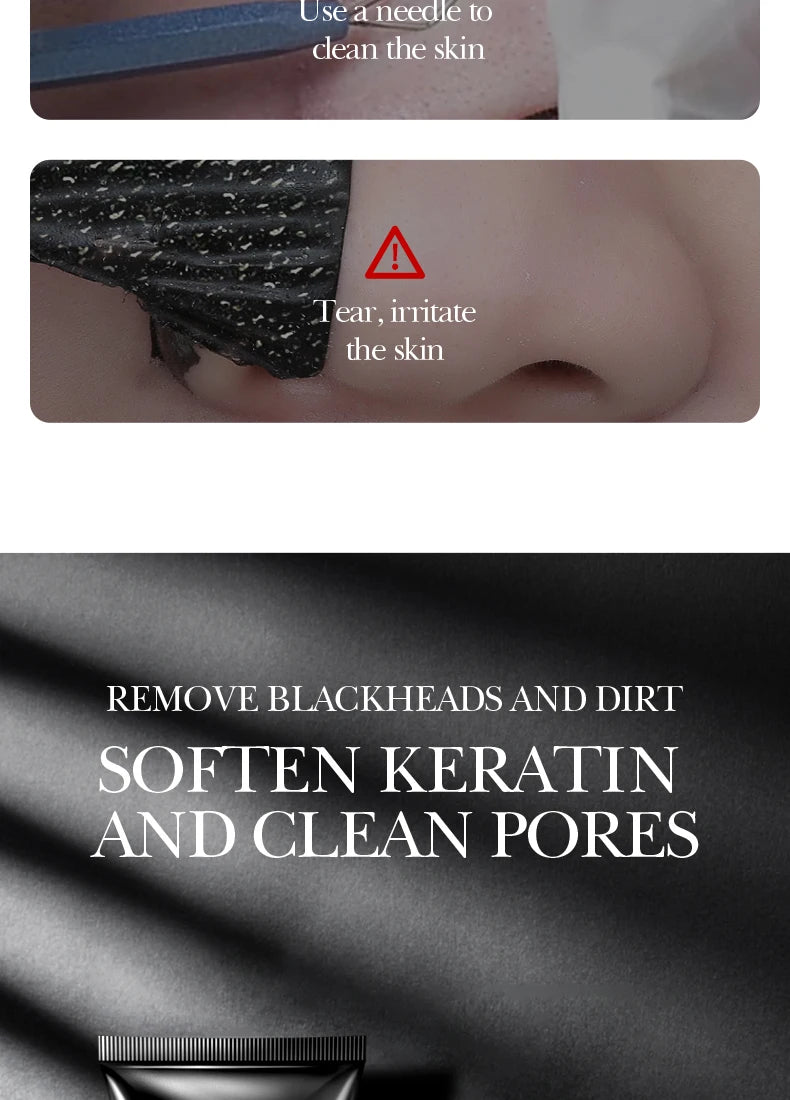 1/3/5/10PCS Bamboo Charcoal Nose Blackhead Remover Mask Deep Cleansing Shrink Pore Mask Skin Care Nose Black Dots Pore Skin Care