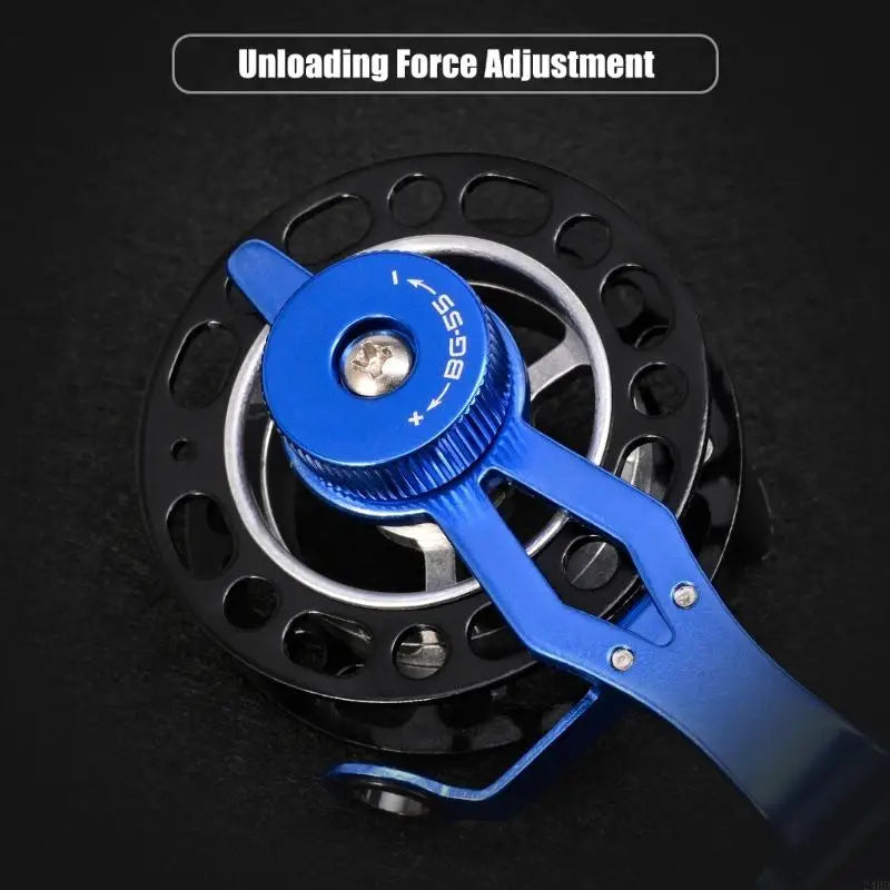 Ice Fishing Reel Large Spool Diameter Aluminum Spool Wear-Resistant Fishing Reel for Men Deep Water Fishing Equipment 24BD