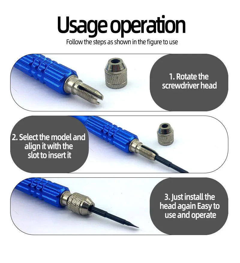 Mobile phone repair tool,screwdriver, tablet battery disassembly, screen opening, dust cleaning, disassembly set, small pentagon