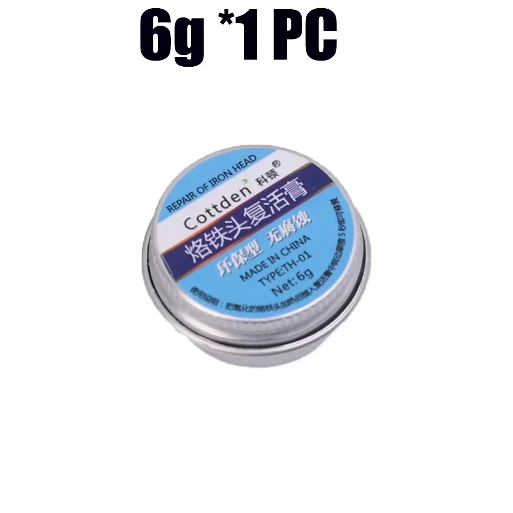5/1Pcs Soldering Iron Tip Refresher Non-stick Tin Solder Cream Clean Paste for Oxide Head Resurrection Oxidative Activator