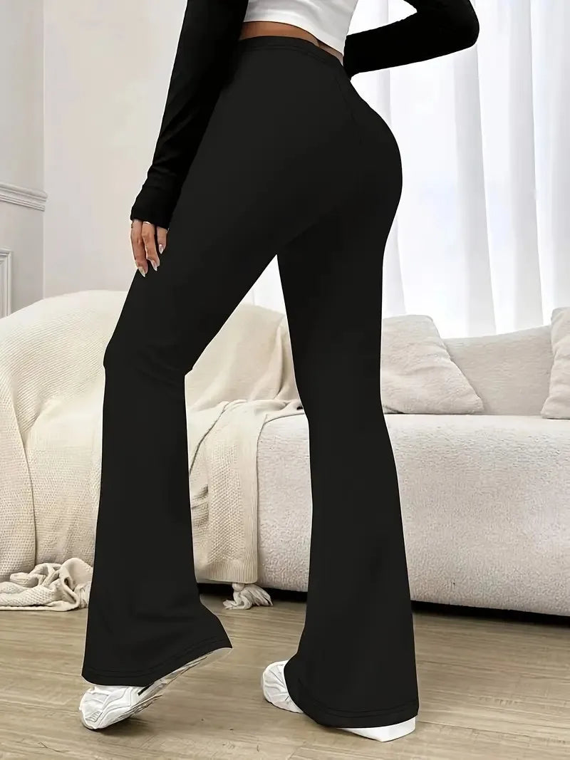 Women's flared yoga pants - view 2