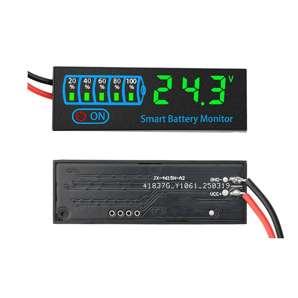 DC7-40V Battery Level Indicator 12V 24V 36V 48V Acid/Lipo Lithium Battery Capacity Board Voltage Battery Charging Tester ﻿