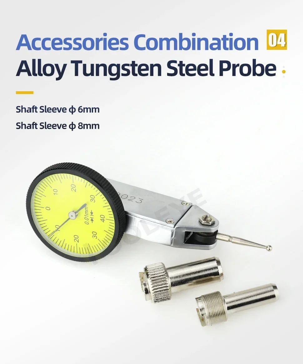 Lever Dial Indicator Magnetic Holder Measuring Probes Indicator Stand Magnetic Base Comparator Watch Tools Micrometer Dial Gauge