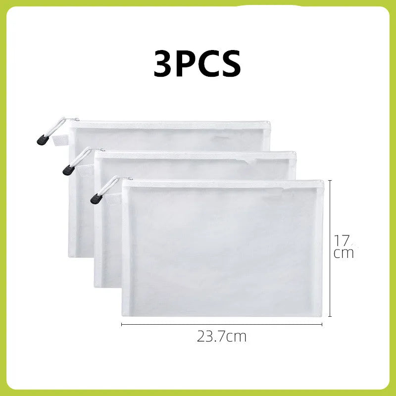 Toy storage bag Children's building blocks small toys special sorting bag bag transparent mesh gauze zipper mesh bag