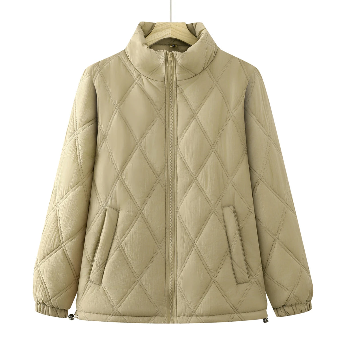 Women's Thick Fleece Short Jacket - Stand Collar Winter Top - photo 10
