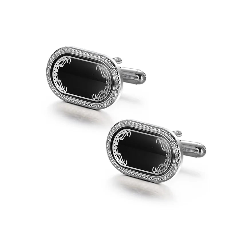 Man Shirt Cufflinks Copper Cufflinks For Mens Luxury Wedding Guests Gifts Round Square Fashion Jewelry Men Cuffs Links Tie Clip