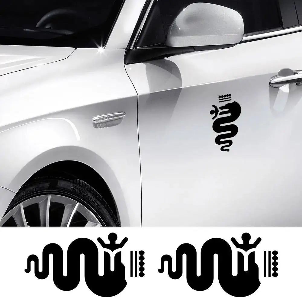 Full Body Vinyl Decal Kit – Compatible with Alfa Romeo Giulietta, Giulia, Stelvio, MiTo, 147, 156, 159, 4C