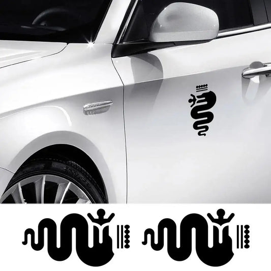 Full Body Vinyl Decal Kit – Compatible with Alfa Romeo Giulietta, Giulia, Stelvio, MiTo, 147, 156, 159, 4C