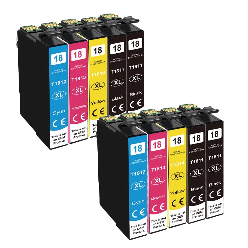 18XL Ink Cartridge For Epson T1811 1812 1813 1814 XL Compatible XP30 XP412 XP102 XP212 405 205 302 402 415 Printer