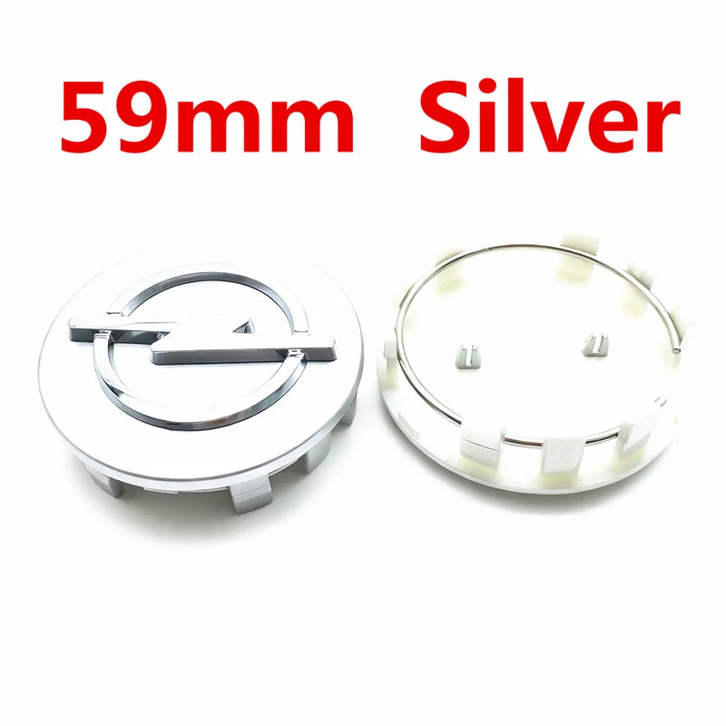 4 Pcs 56mm 59mm 60mm 64mm 68mm Opel Car Wheel Center Hub Caps Logo Badge Emblem Rim Hubcap Dust-proof Cover Auto Accessories