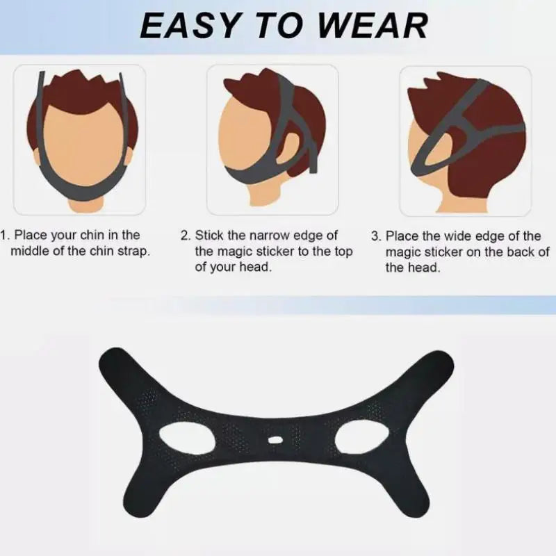 Adjustable Chin Support Strap – Jaw Support Band for More Comfortable Sleep