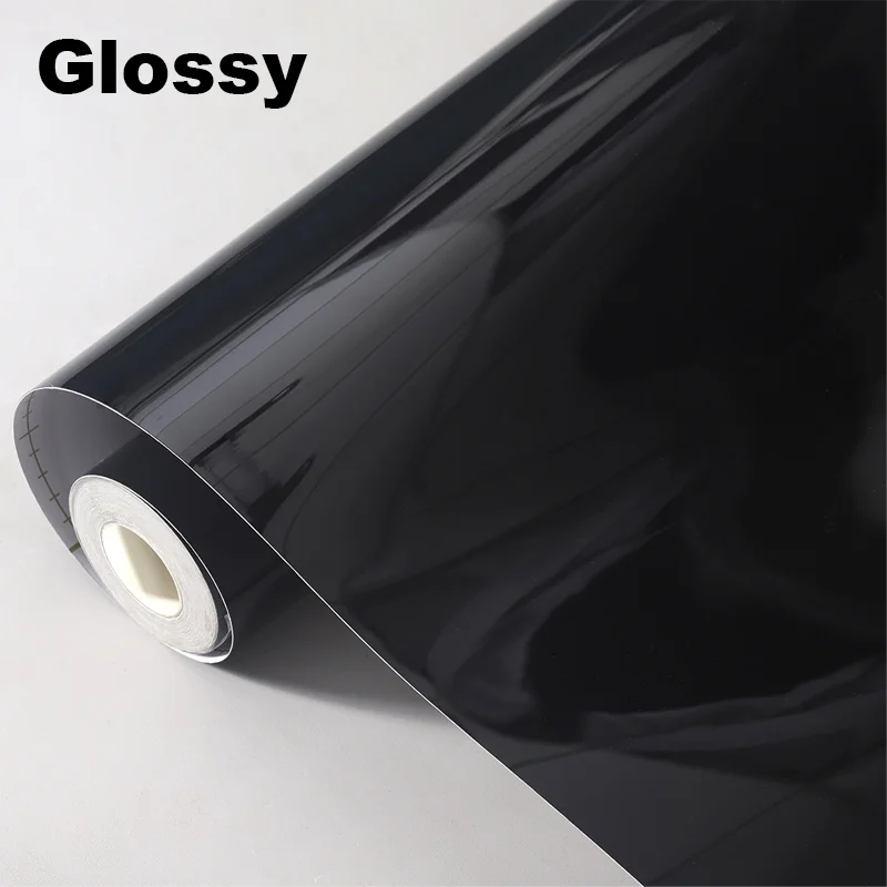 Carbon Fiber Car Body Film Black Vinyl Auto Wrap Sticker Matte Glossy Motorcycle Protective Film 6D 5D 4D 3D Vehicle Cover Foil