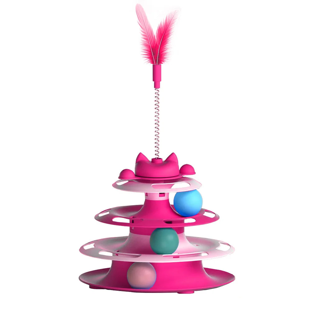 Cat Turntable & Teaser Set - Interactive Anti-Boredom Toy – photo 2