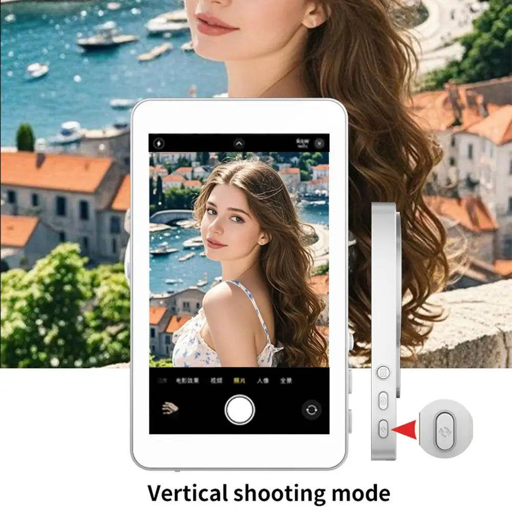 Magnetic Cell Phone Vlog Self Timer Monitor Screen Using Rear Camera Monitor For Live Streaming Creating Content Self-Timer