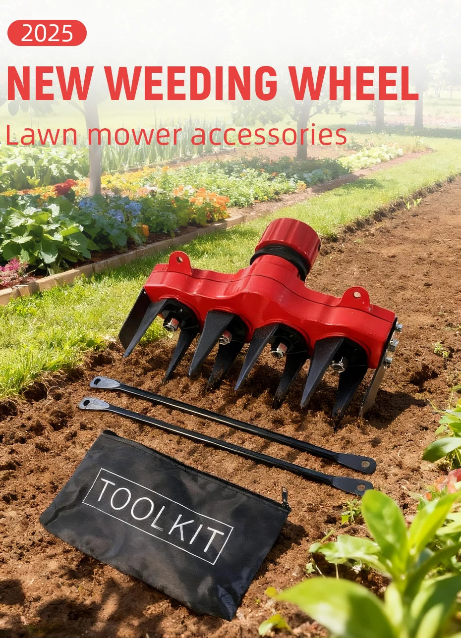 Gardening Farm Heavey Weeding Head Grass Remover Tool Attachment Universal Weeder Accessories Weeding Wheel