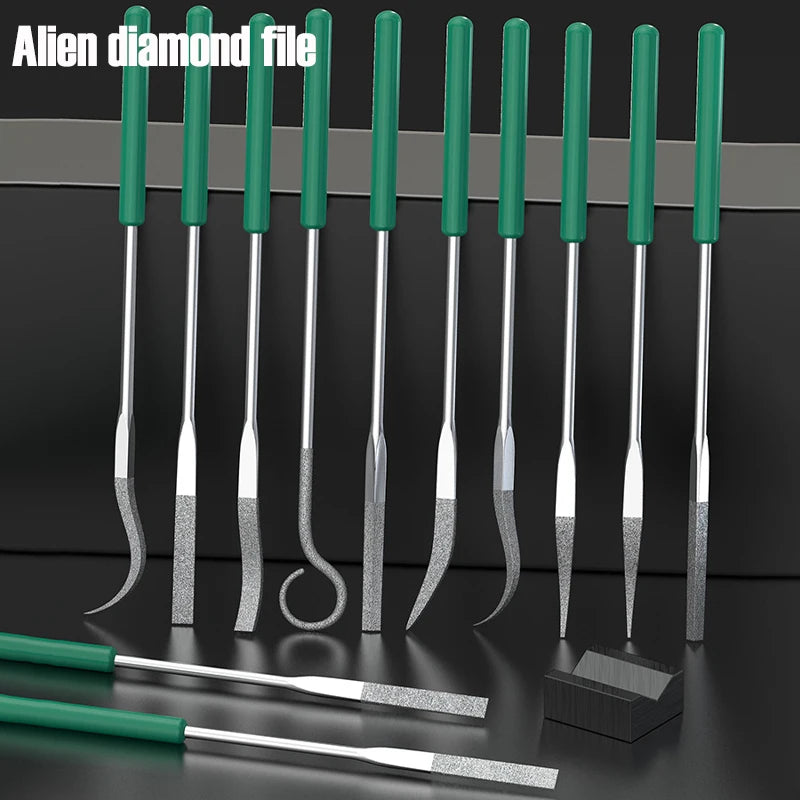 1 PCS Special-Shaped Diamond File Rust Removal Deburring Grinding Tool for Jewelry Metal Ceramic Glass Stone Craft Hand Tools