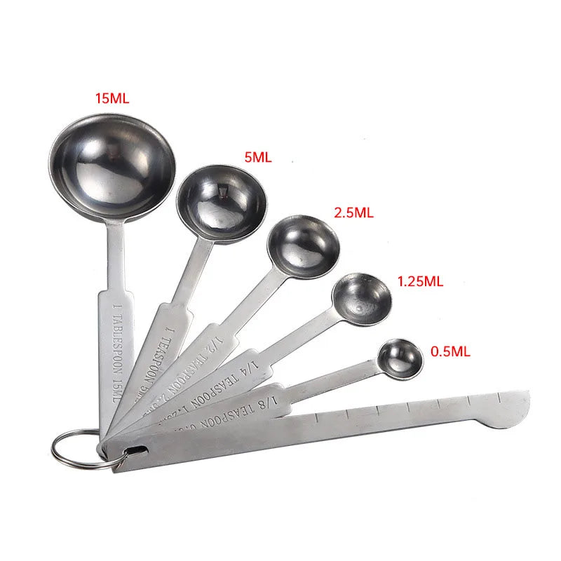 Stainless Measuring Spoons & Cups - 4 to 10 Piece Baking Set - photo 7