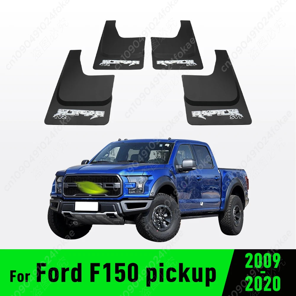 Mud Flaps Splash Guards for Ford F-150 2009–2020 (Front & Rear)