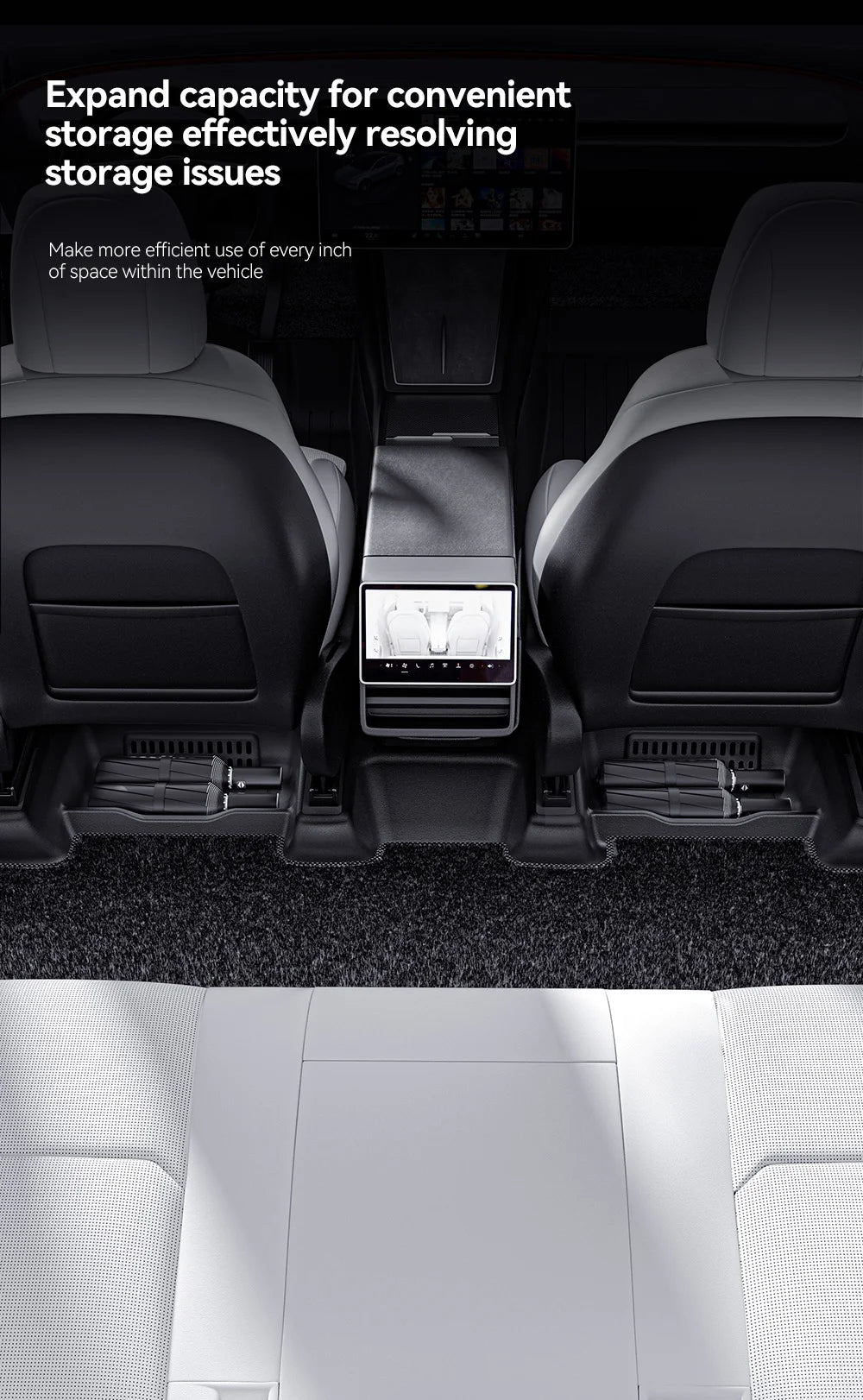 YZ 360° Full Cover TPE Injection Floor mat waterproof Anti-Slip Set Floor Liner Mat For Tesla Model Y Juniper 2026-2026