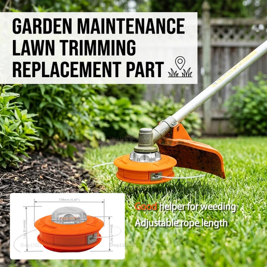 High-quality M10*1.25 automatic lawn mower head, suitable for most garden machinery hedge trimmers.