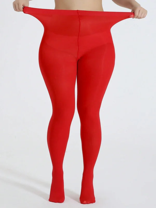 1 Piece Women's Oversized Leopard Print 9-Point Pantyhose High Stretch Fashion Sexy Daily/Party Tights