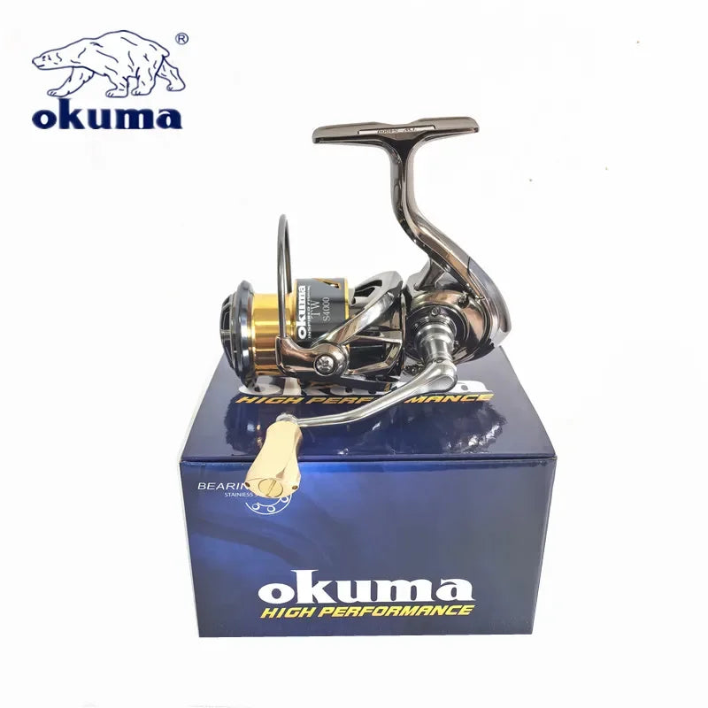 OKUMA all metal fishing reel shallow line cup rotating wheel 15KG anti seawater corrosion rotating reel1000-5000