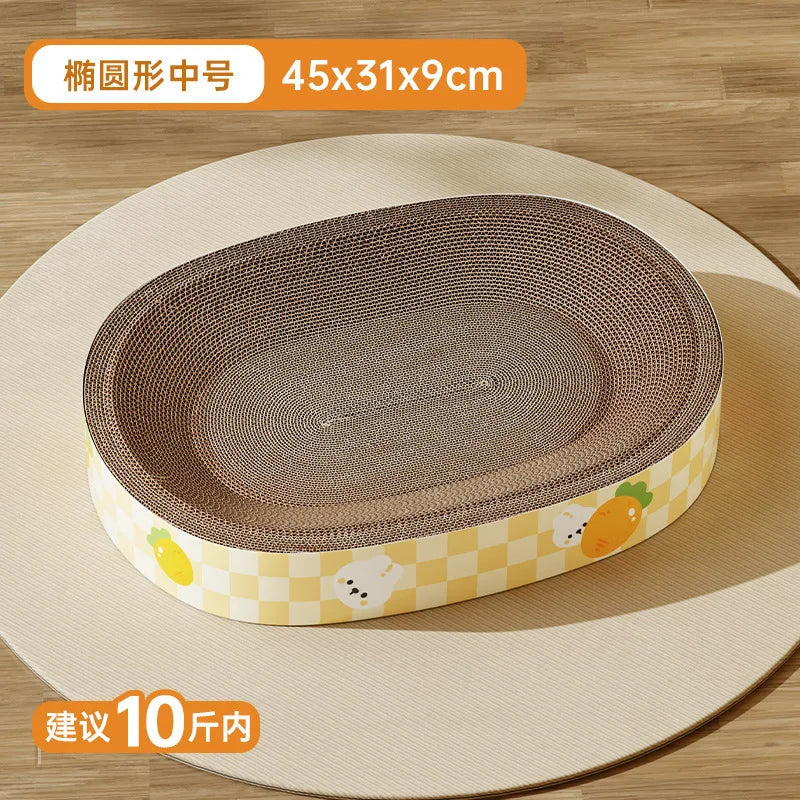 Round Cat Scratching Bed - Scratcher & Nap Spot in One – photo 9