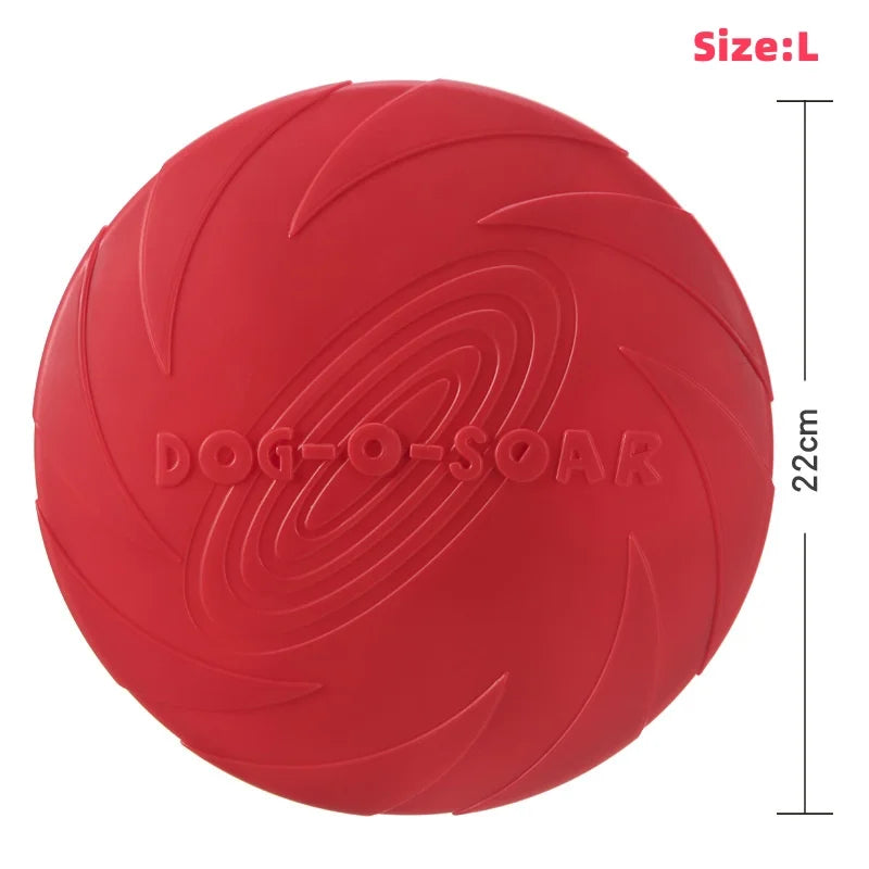 Soft Silicone Flying Disc Dog Toy for Fetch and Training