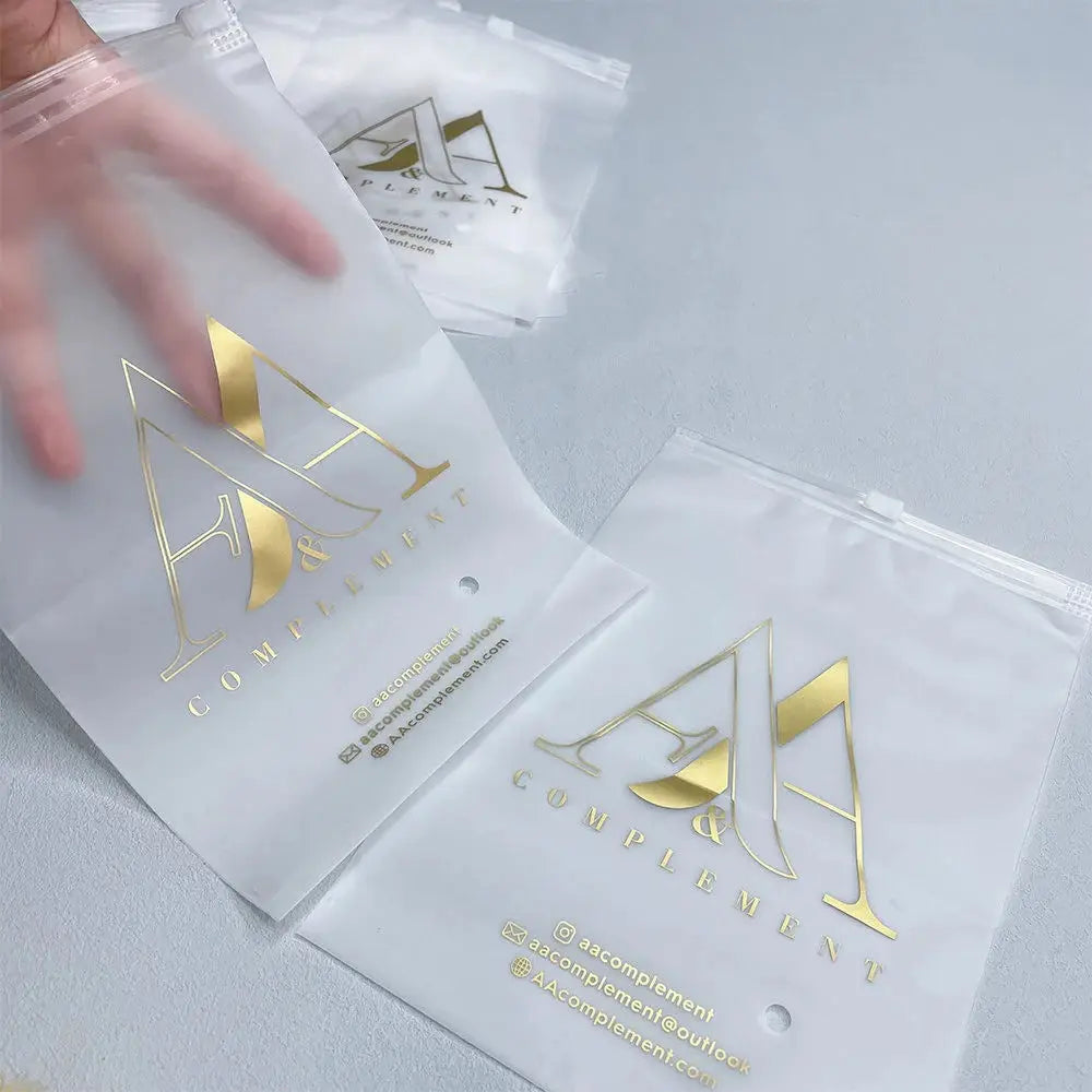 Matte frosted zipper packaging bags, 50 pack — view 4 of 12