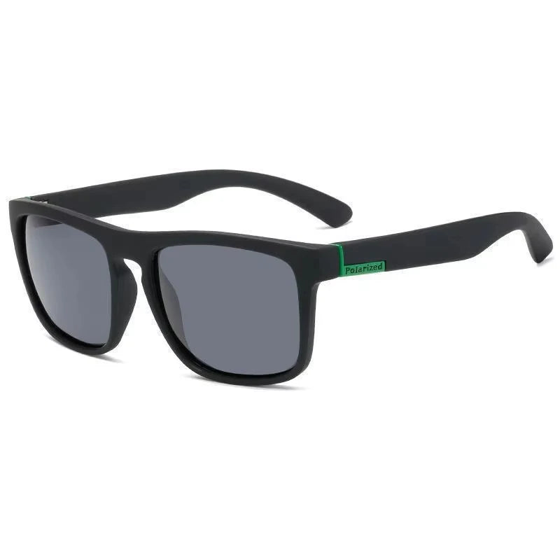 2PCS Fashion Square Polarized Sunglasses Men Vintage Plastic Male Sun Glasses Women Stylish Black Sport Shades UV400