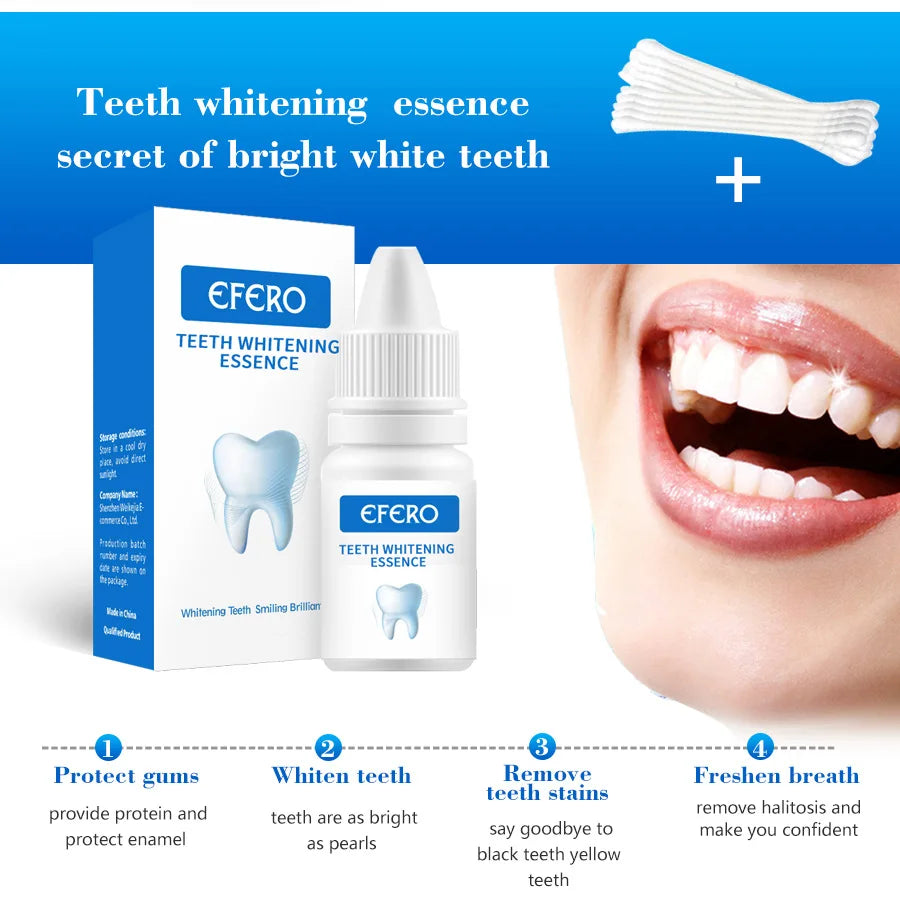 Cleaning Tooth Whitening Serum Remove Plaque White Teeth Gel Teeth Yellow Smoke Stains Toothpaste Fresh Breath Oral Hygiene Care