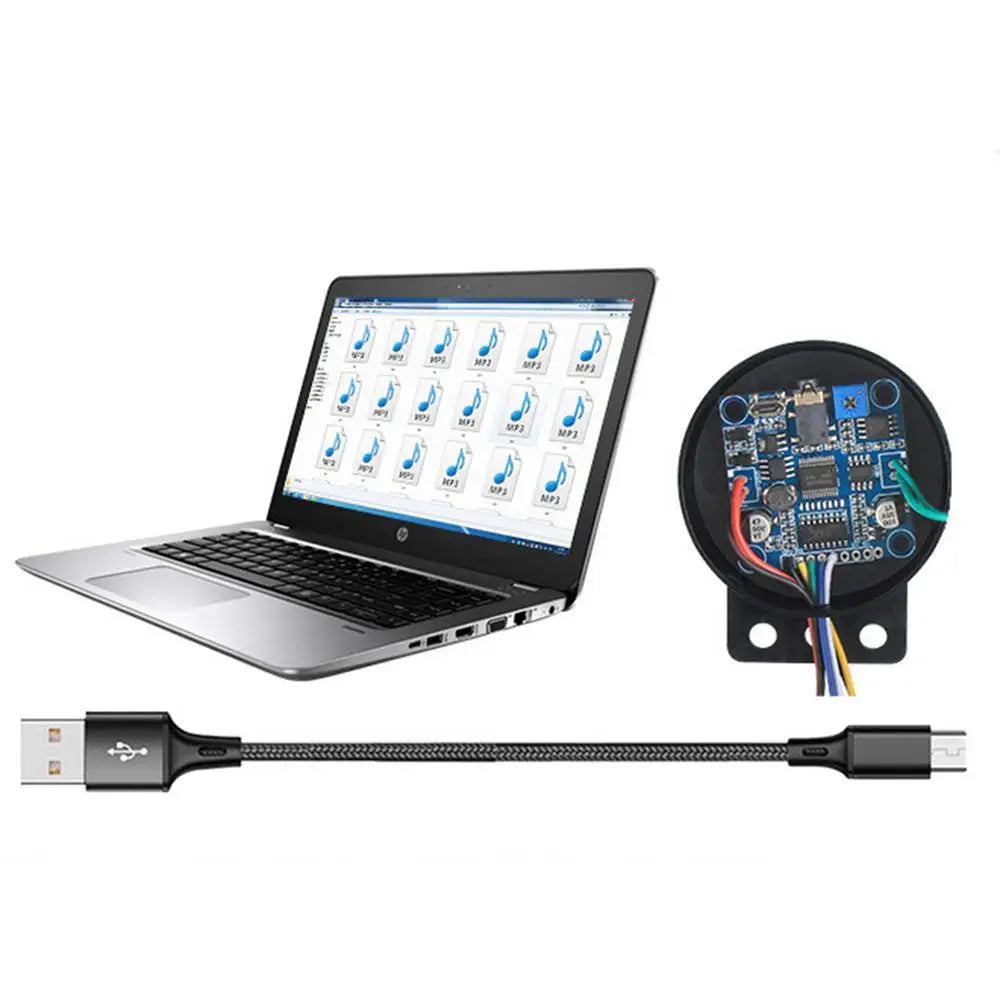 Multifunction 4 channel Trigger Voice Speaker Prompter Sound Alarm Reverse Siren Buzzer Alarm Horn Beep 12 24V Car Start Voice