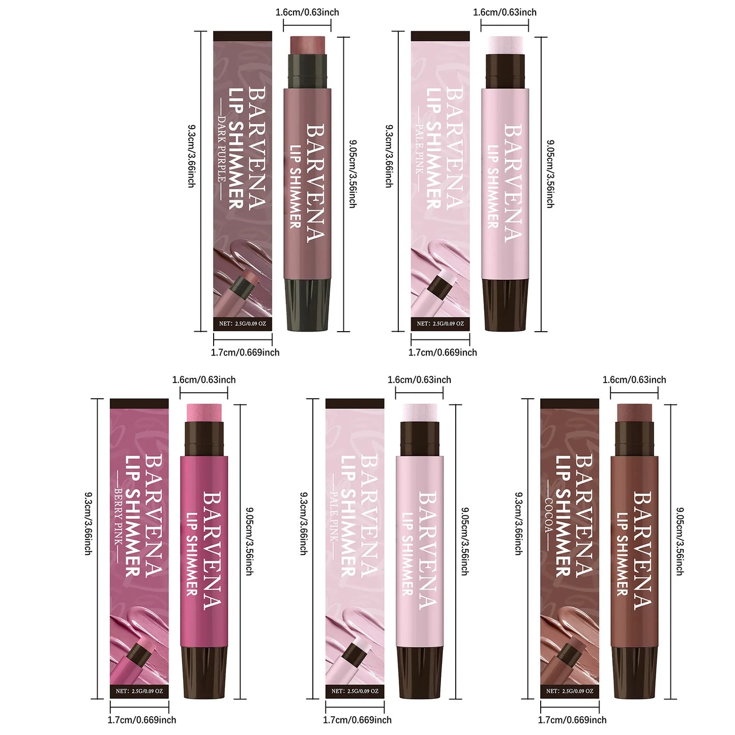 Hydrating Lip Shimmer Gloss - Glossy Nourishing Lip Care for Dry Lips