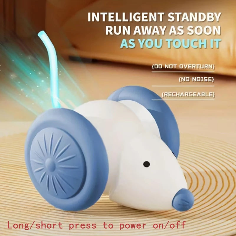 Smart Electric Rolling Cat Toy Ball – USB Rechargeable Automatic Interactive Teaser | Moving Bouncing Ball for Cats