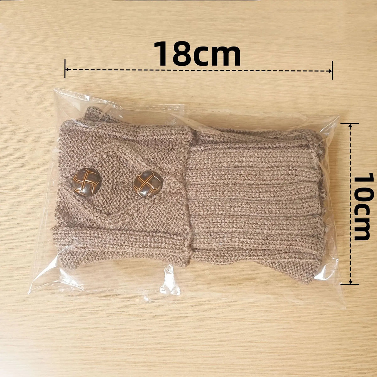 Women's Knit Boot Cuffs, Short Leg Warmers with Buttons