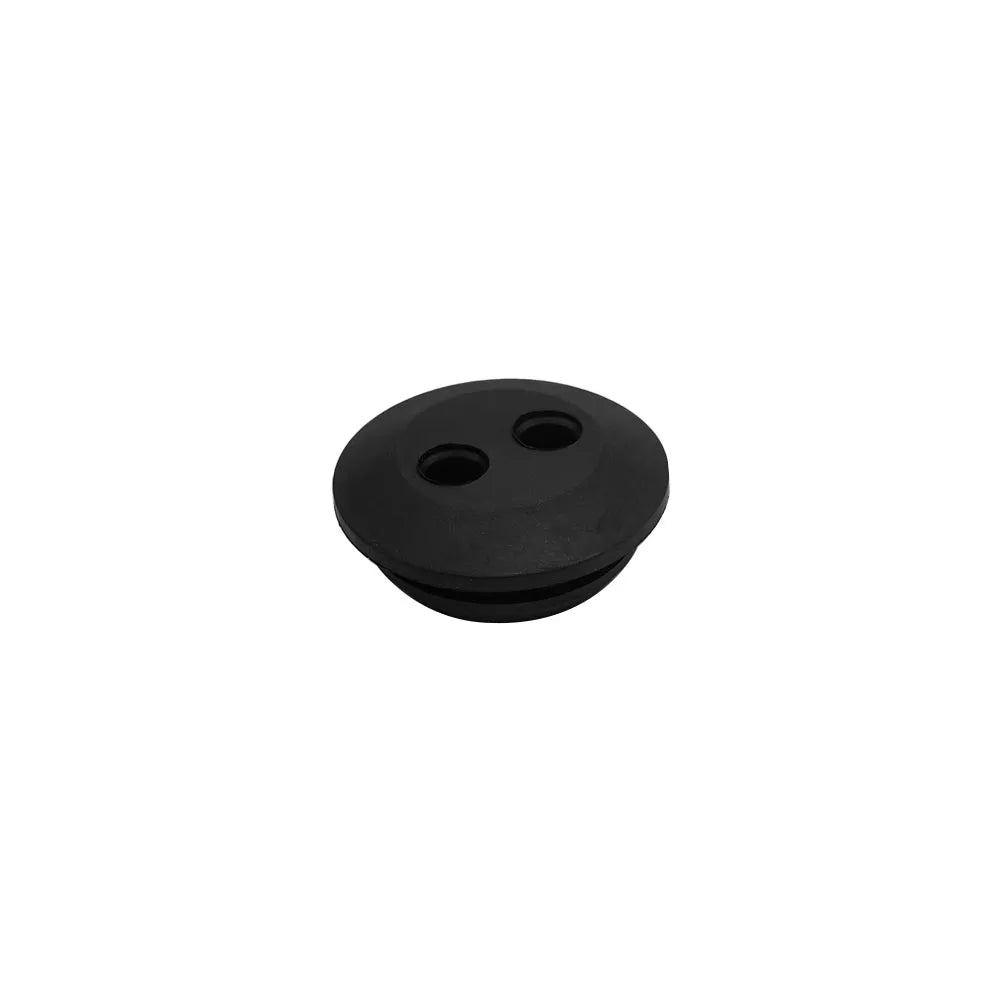 2-Hole Fuel Tank Grommet Rubber Gas Tank Plug Universal For Lawn Mower String Trimmer Brush Cutter Hedge Trimmer Earth Auger
