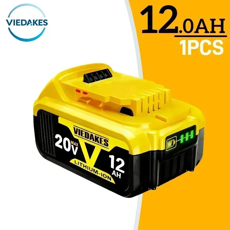 ✅20V 12Ah Battery for DeWalt Power Tools DCF887 DCG405 DCD791 DCF922 20V Lithium Battery Replacement⚡very good tool battery🔨