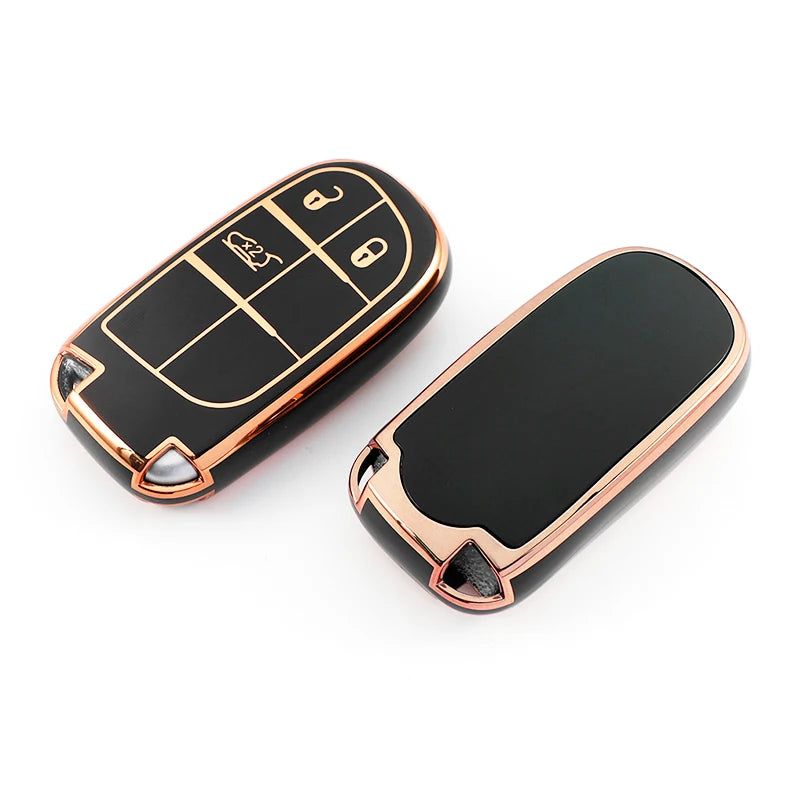 TPU Key Fob Shell Cover — Dodge RAM 1500/Journey/Charger/Dart/Challenger/Durango, Jeep & Fiat