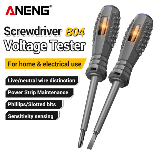 ANENG B04 Electroprobe Phillips bits corss Screwdriver Voltage Tester Pencil Non-contact Insulation Detector Electrician Tester