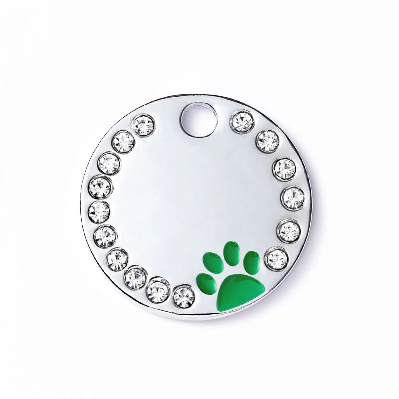Custom Engraved Dog Tag - Stainless Steel Address & Name Tag