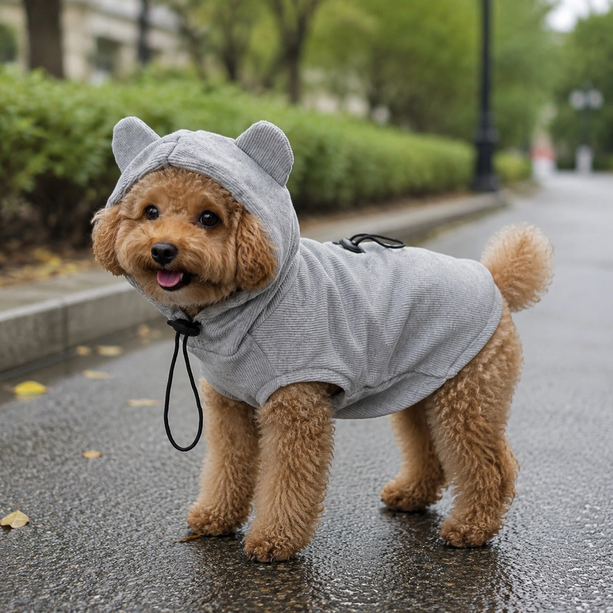 Two-Leg Pet Hoodie - Spring & Autumn Small Dog Apparel – photo 3
