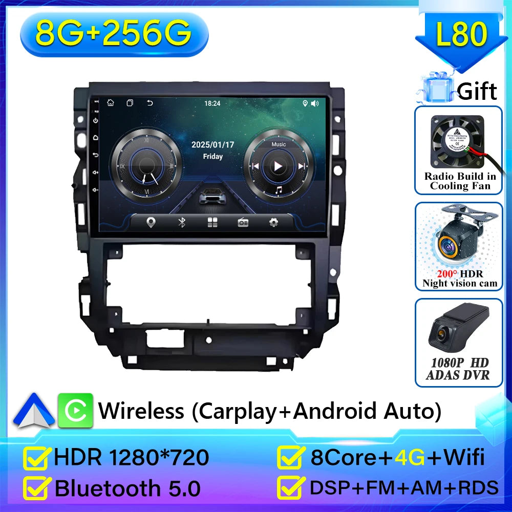 Android 16 For Volkswagen Golf 4 Mk4 Jetta 2004 - 2008 Car Radio Carplay Multimedia Player GPS Navigation Wifi Video Stereo 2din