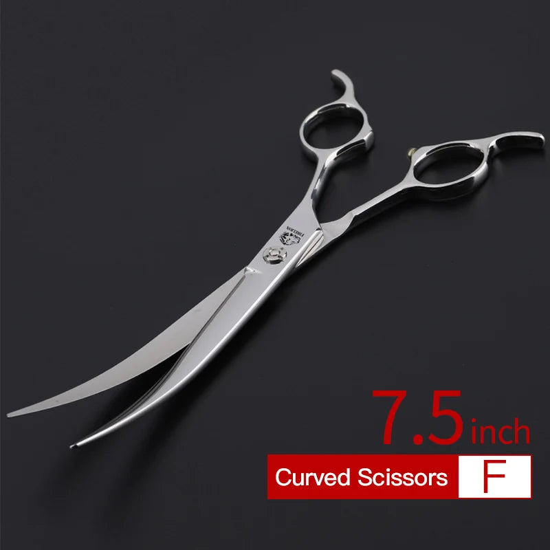 440C Steel Curved Dog Grooming Shears - 7 to 8 Inch – photo 7