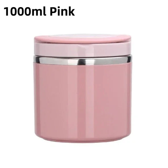 Insulated Food Jar - Stainless Steel Soup Container, 630ml or 1000ml - photo 7